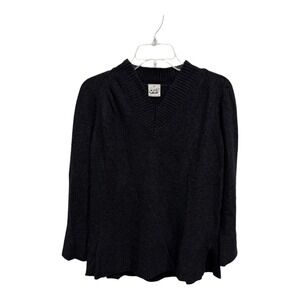 Oui Collection Cashmere Wool Blend Sweater Size XL VNeck Knit Style Winter